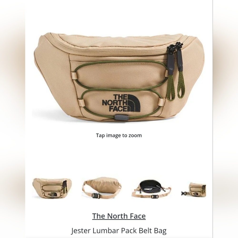 The North Face Beige Jester Lumbar Belt Bag